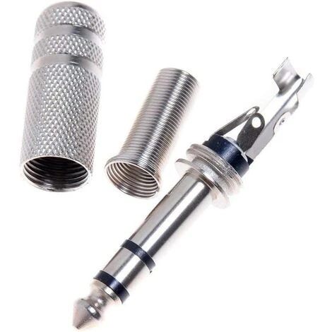 5pcs Jack Prise Jack 6,5mm Male à Souder Stéréo Fiche Male Connecteur Soudure 100% Métal,Lonvrèe 2 5pcs Jack Prise Jack 6,5mm Male à Souder Stéréo Fiche Male Connecteur Soudure 100% Métal,Lonvrèe – Image 2