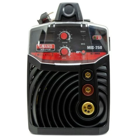 GRANDMASTER Poste A Souder MIG MAG MMA 200A / 220V DC, Affichage Numérique, Igbt, Taille Maximale Des Électrodes 4.00mm, Machine À Souder Portable À Onduleur, Soudeuse À L'arc, Accessoires Inclus 2 GRANDMASTER Poste A Souder MIG MAG MMA 200A / 220V DC, Affichage Numérique, Igbt, Taille Maximale Des Électrodes 4.00mm, Machine À Souder Portable À Onduleur, Soudeuse À L'arc, Accessoires Inclus – Image 2